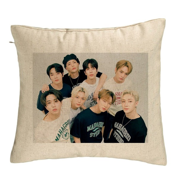 Perna Decorativa, Stray Kids 5, 40×40 cm, Bej, Husa Detasabila, Burduf 5 bsc0754 rotated e1740786841605
