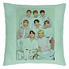 Perna Decorativa, Stray Kids 7, 40×40 cm, Verde Menta, Husa Detasabila, Burduf 7 bsc0756 5