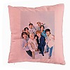 Perna Decorativa, Stray Kids 9, 40x40 cm, Roz, Husa Detasabila, Burduf 7 bsc0758 4