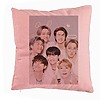 Perna Decorativa, Stray Kids 11, 40x40 cm, Roz, Husa Detasabila, Burduf 7 bsc0760 4