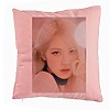 Perna Decorativa BlackPink Rose 4, 40x40 cm, Roz, Husa Detasabila, Burduf 7 bsc0768 4