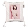 Perna Decorativa cu Franjuri BlackPink Lisa 4, 45×45 cm, Cu fermoar 7 bsc0773 3