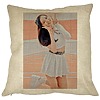 Perna Decorativa BlackPink Jisoo 2, 40×40 cm, Husa Detasabila, Burduf 16 bsc0775 2