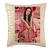 Perna Decorativa BlackPink Jisoo 4, 40×40 cm, Bej, Husa Detasabila, Burduf 7 bsc0777