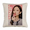 Perna Decorativa Canapea BlackPink Jennie 4, 40×40 cm, Husa Detasabila, Burduf 7 bsc0781 1