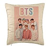 Perna Decorativa BTS Army 6, 40×40 cm, Bej, Husa Detasabila, Burduf 7 bsc0782