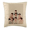 Perna Decorativa BTS Army 7, 40×40 cm, Bej, Husa Detasabila, Burduf 7 bsc0783
