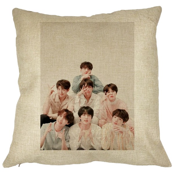 Perna Decorativa BTS Army 7, 40×40 cm, Husa Detasabila, Burduf 11 bsc0783 2