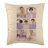 Perna Decorativa BTS Army 9, 40×40 cm, Bej, Husa Detasabila, Burduf 7 bsc0785