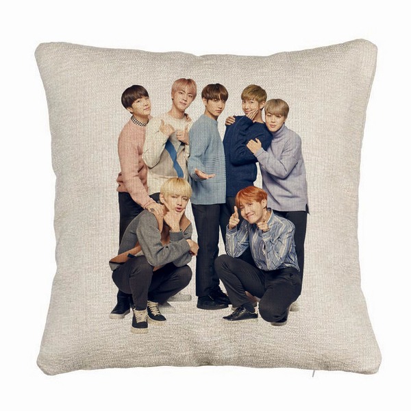 Perna Decorativa Canapea BTS Army 11, 40×40 cm, Husa Detasabila, Burduf 5 bsc0787 1