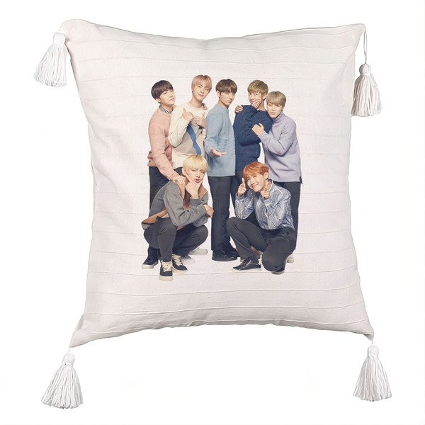 Perna Decorativa cu Franjuri BTS Army 11, 45×45 cm, Cu fermoar 5 bsc0787 3