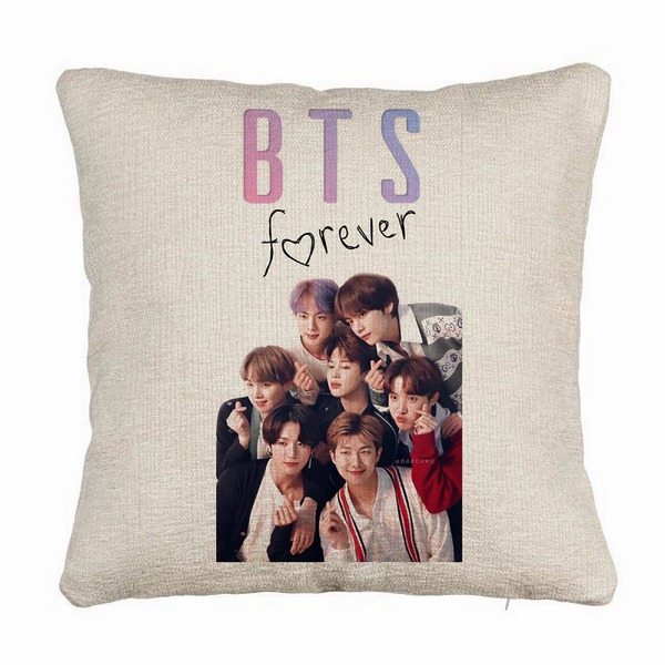 Perna Decorativa Canapea BTS Army 13, 40×40 cm, Husa Detasabila, Burduf 5 bsc0789 1