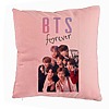 Perna Decorativa BTS Army 13, 40x40 cm, Roz, Husa Detasabila, Burduf 7 bsc0789 4