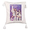 Perna Decorativa cu Franjuri BlackPink, Model 7, 45×45 cm, Cu fermoar 7 bsc0792 3