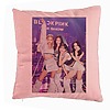 Perna Decorativa BlackPink, Model 7, 40x40 cm, Roz, Husa Detasabila, Burduf 7 bsc0792 4