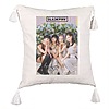 Perna Decorativa cu Franjuri BlackPink, Model 11, 45×45 cm, Cu fermoar 7 bsc0796 3