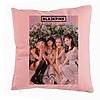 Perna Decorativa BlackPink, Model 11, 40x40 cm, Roz, Husa Detasabila, Burduf 7 bsc0796 4