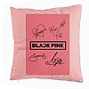 Perna Decorativa BlackPink, Model 13, 40x40 cm, Roz, Husa Detasabila, Burduf 7 bsc0797 4