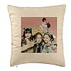 Perna Decorativa BlackPink, Model 14, 40x40 cm, Bej, Husa Detasabila, Burduf 7 bsc0798