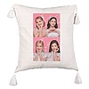 Perna Decorativa cu Franjuri BlackPink, Model 15, 45×45 cm, Cu fermoar 7 bsc0799 3