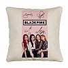 Perna Decorativa Canapea BlackPink, Model 16, 40x40 cm, Husa Detasabila, Burduf 7 bsc0801 1