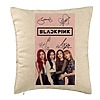Perna Decorativa BlackPink, Model 16, 40x40 cm, Bej, Husa Detasabila, Burduf 7 bsc0801