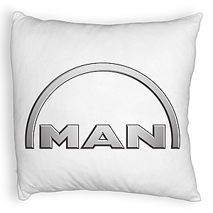 Perna Decorativa Fluffy , Man, 45×45 cm, Cu fermoar