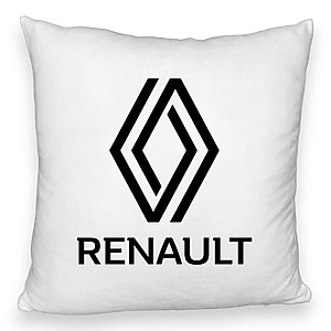 Perna Decorativa Fluffy , Renault, 45×45 cm, Cu fermoar