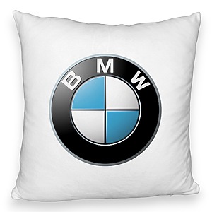 Perna Decorativa Fluffy , BMW, 45×45 cm, Cu fermoar