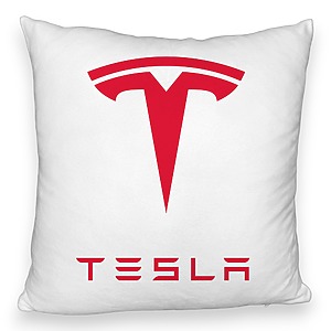 Perna Decorativa Fluffy , Tesla, 45×45 cm, Cu fermoar