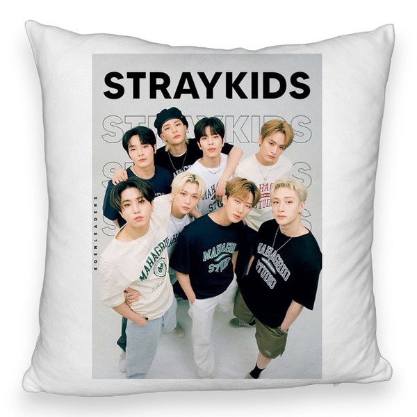 Perna Decorativa Fluffy , Stray Kids 4, 45×45 cm, Cu fermoar 5 bspff0753