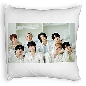 Perna Decorativa Fluffy , Stray Kids 14, 45×45 cm, Cu fermoar