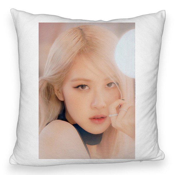 Perna Decorativa Fluffy BlackPink Rose 4, 45×45 cm, Cu fermoar 5 bspff0768