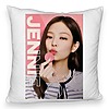 Perna Decorativa Fluffy BlackPink Jennie 4, 45×45 cm, Cu fermoar 7 bspff0781