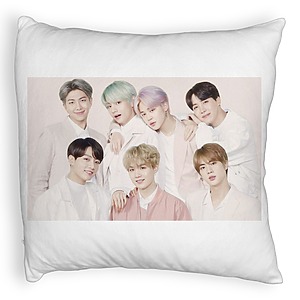 Perna Decorativa Fluffy BTS Army 12, 45×45 cm, Cu fermoar