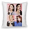 Perna Decorativa Fluffy BlackPink, Model 5, 45×45 cm, Cu fermoar 7 bspff0790