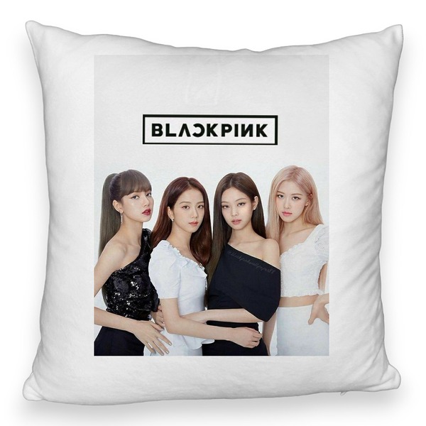 Perna Decorativa Fluffy BlackPink, Model 6, 45×45 cm, Cu fermoar 5 bspff0791