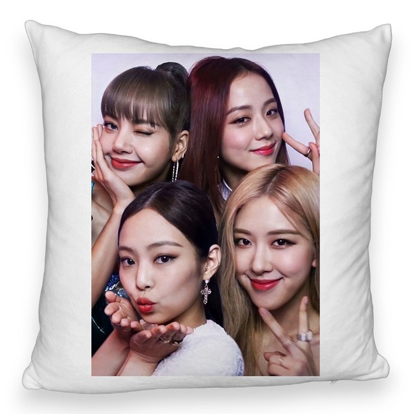 Perna Decorativa Fluffy BlackPink, Model 8, 45×45 cm, Cu fermoar 5 bspff0793