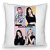 Perna Decorativa Fluffy BlackPink, Model 9, 45×45 cm, Cu fermoar 7 bspff0794
