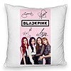 Perna Decorativa Fluffy BlackPink, Model 16, 45×45 cm, Cu fermoar 7 bspff0801