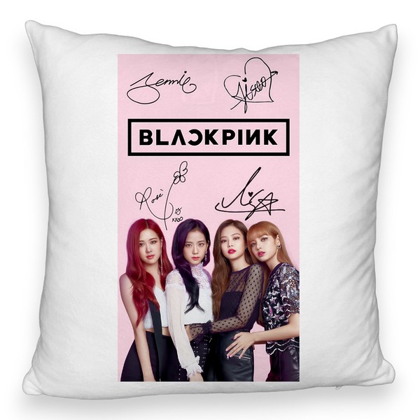 Perna Decorativa Fluffy BlackPink, Model 16, 45×45 cm, Cu fermoar 5 bspff0801