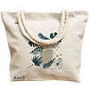Geanta Canvas Tote pentru femei, model Design Botanic, 40x51 cm, Bej, BEKZ® 17 model Design Botanic