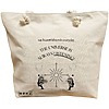 Geanta Canvas Tote pentru femei, model The Universe Listens 2, 40x51 cm, Bej, BEKZ® 16 Geanta Canvas Tote pentru femei