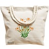 Geanta Canvas Tote pentru femei, model Margarete, 40x51 cm, Bej, BEKZ® 17 model Margarete