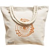Geanta Canvas Tote pentru femei, model Mystic Eye, 40x51 cm, Bej, BEKZ® 17 model Mystic Eye