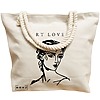 Geanta Canvas Tote pentru femei, model Art Lover, 40x51 cm, Bej, BEKZ® 17 model Art Lover