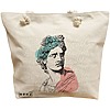 Geanta Canvas Tote pentru femei, model Modern Classic Statue, 40x51 cm, Bej, BEKZ® 16 Geanta Canvas Tote pentru femei
