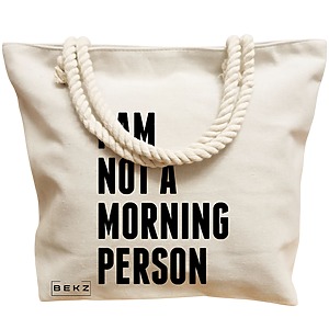 model I am not a morning person