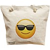 Geanta Canvas Tote pentru femei, model Cool, 40x51 cm, Bej, BEKZ® 16 Geanta Canvas Tote pentru femei