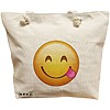 Geanta Canvas Tote pentru femei, model Playful, 40x51 cm, Bej, BEKZ® 16 Geanta Canvas Tote pentru femei
